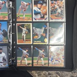 Baseball card and basketball card collection ready to sell book