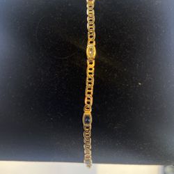10k Birthstone Bracelet 