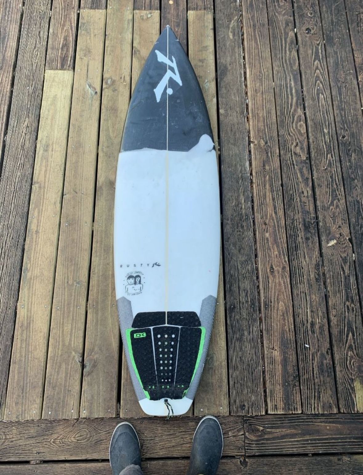 6’0 Rusty Surfboard