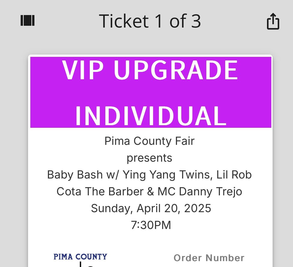 Pima County Fair For 4-20 Asking 50 Dollars