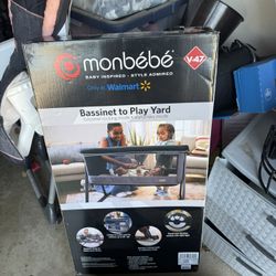 Monbebe Basinet to play yard  