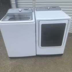 Samsung Washer and Electric Dryer Set