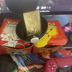 23k Gold plated pokemon Cards 
