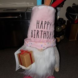 Rae Dunn Birthday Gnome(new)