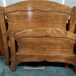 Maple Head and Foot Boards for Twin Beds