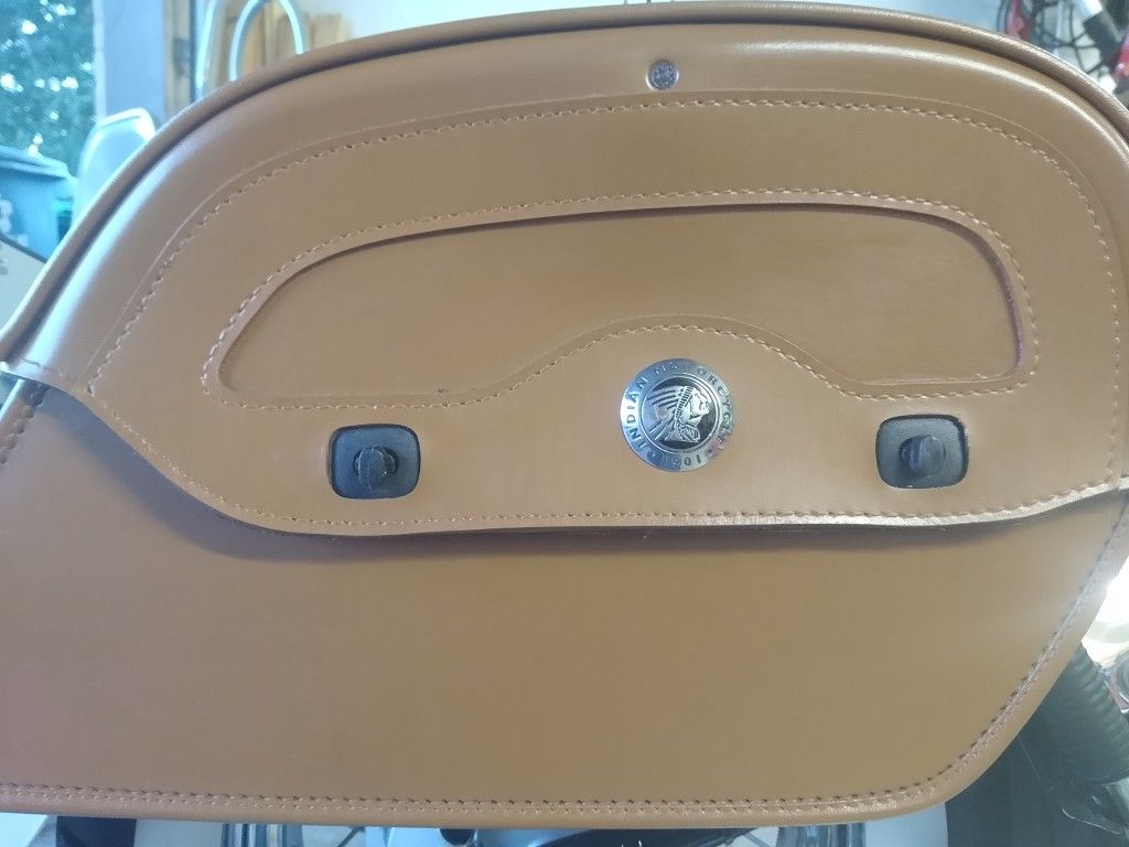 Indian motorcycle saddlebag