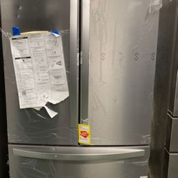 Whirlpool French Door refrigerator stainless steel Comes with Warranty IV