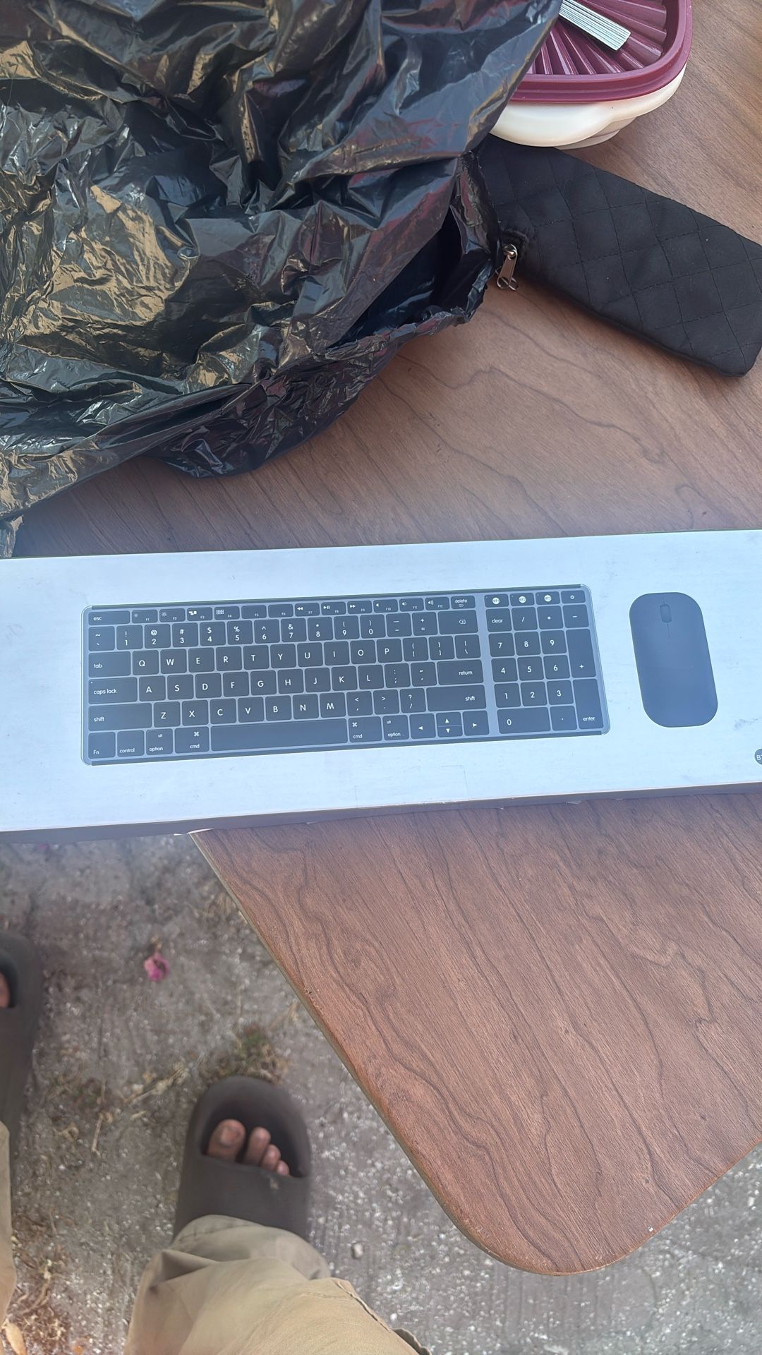 Wireless keyboard and mouse