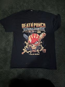 Five Finger Death Punch Megadeth 2022 Tour T-Shirt