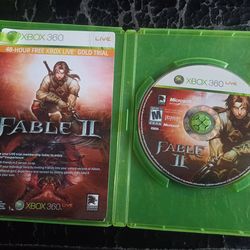 XBOX BACKWARDS COMPATIBLE FABLE II GAME $20 FINAL PRICE READ DESCRIPTION AND SEE ALL PICTURES