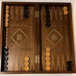Wooden Backgammon Set
