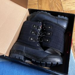 Hunter Booth Insulated Snow Duck Boot Size 12 Navy/Black