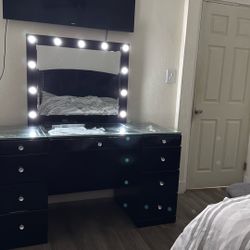 Black LED Vanity 