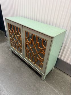 Z Gallerie Marie Cabinet Console / Entry Table / Side Board