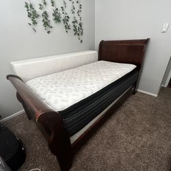 Twin Bed (bed frame and two mattress)