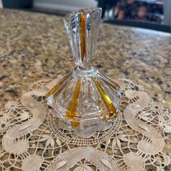 Amber Colored Trinket Dish 