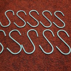 10 Pieces Giant Steel S Hooks