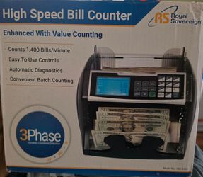 Royal Sovereign RBC-4500 High Speed Bill Counter
