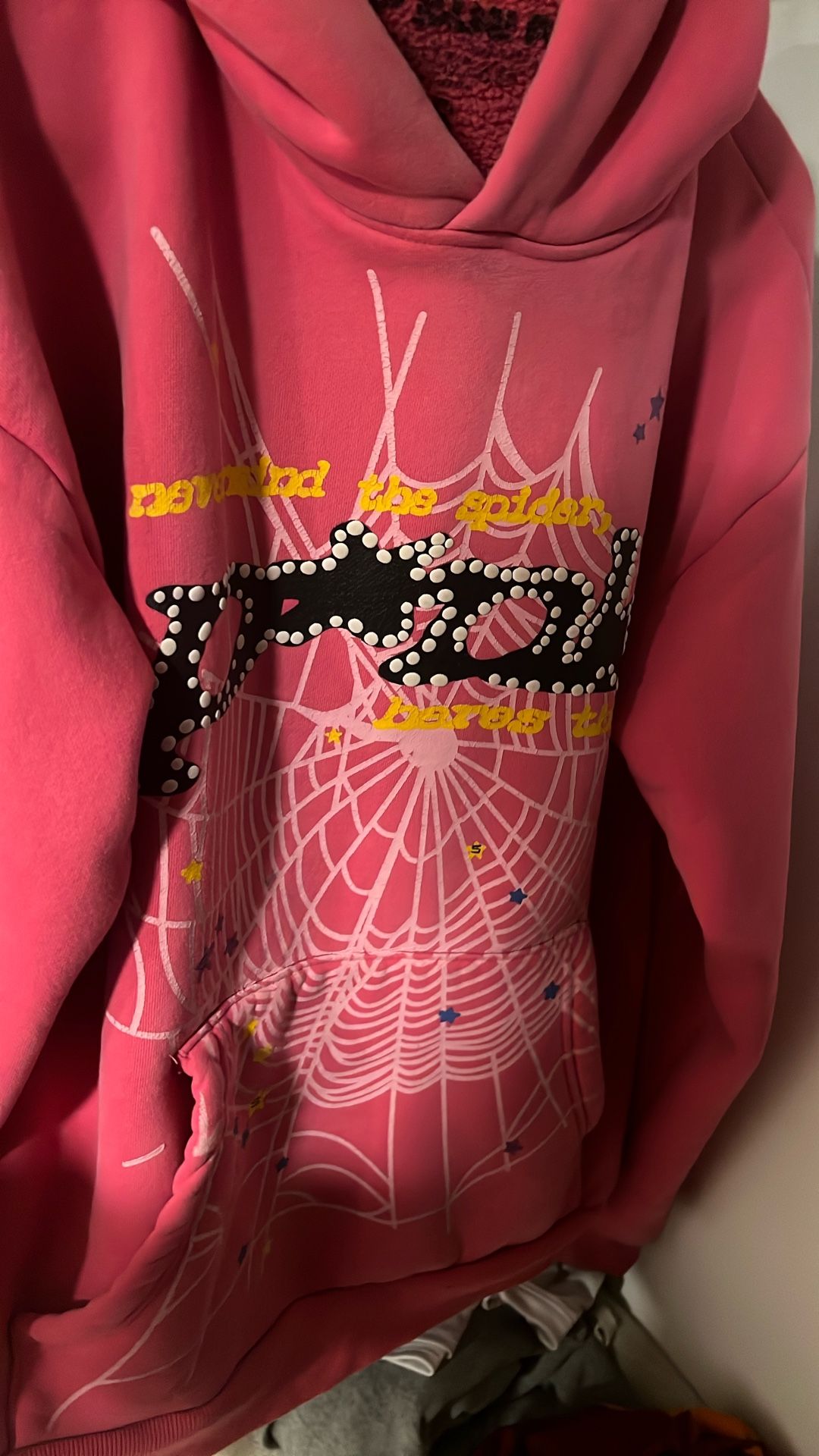 P*NK SP5DER HOODIE ( Small )
