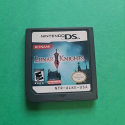 Nintendo DS Lunar Knights Authentic Tested and Working - Game Only.