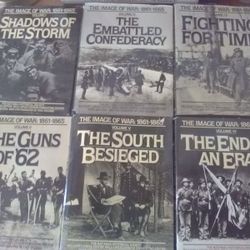 The Image of War 1861 to 1865 - 6 Volume Set - Hardcover Books