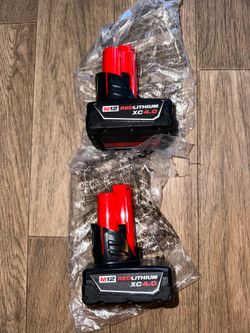 Milwaukee m12 4.0 ah battery. Brand new $60 each one!!