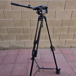 Manfrotto 351MVB2 Black Pro Tripod with 503HDV Head With Carrying Case