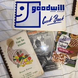 Vintage Cook Books 7 Total 