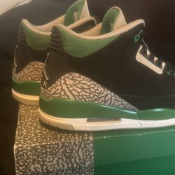 JORDAN 3 PINE GREEN SIZE 13
