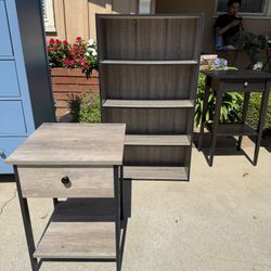 Shelves And End  Table