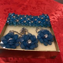 Bracelet +Necklace Set