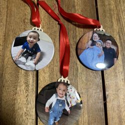 Photo Ornaments! $6/each! 