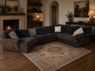 Jackson Mammoth Sectional with Cuddler | Oversized Deep Seat Sectional Couch | With New Tags