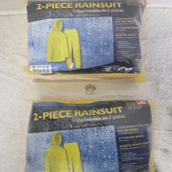 2-piece Adult Size L/Xl Rainsuit Brand New (Price Is Firm)