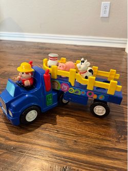 Vintage Toys R Us Exclusive Old MacDonald Light N' Sound Farm Truck Set - Missing Horse Only
