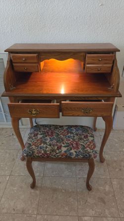 Desk and chair