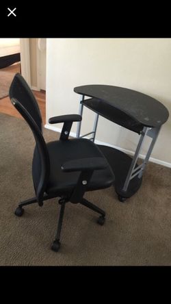 Chair and desk