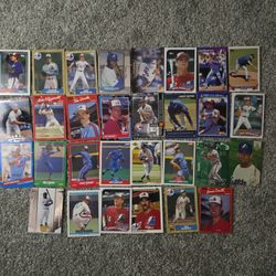 Various Montreal Expos Baseball Cards 
