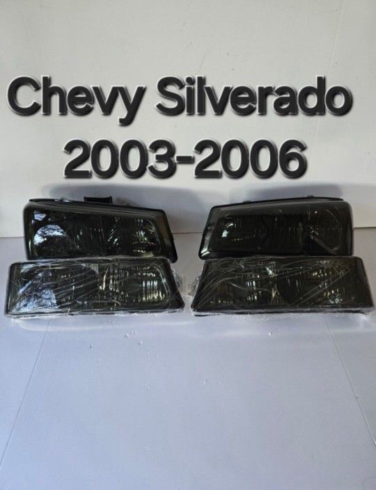 Chevy Silverado 2003-2006 Headlights 