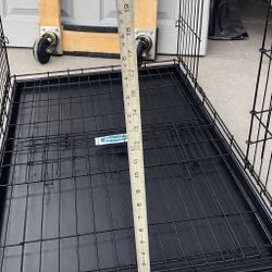 Midwest Solution Series Side-by-Side Double Door SUV Dog Crate, 36" L X 21" W X 26" H