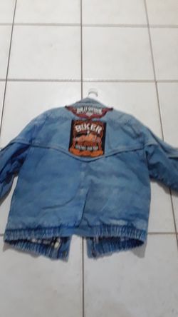 Heavy duty denim jean jacket