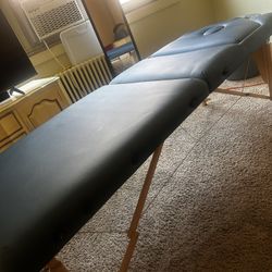 Salon Massage Table (portable, height adjustable, Barely Used)