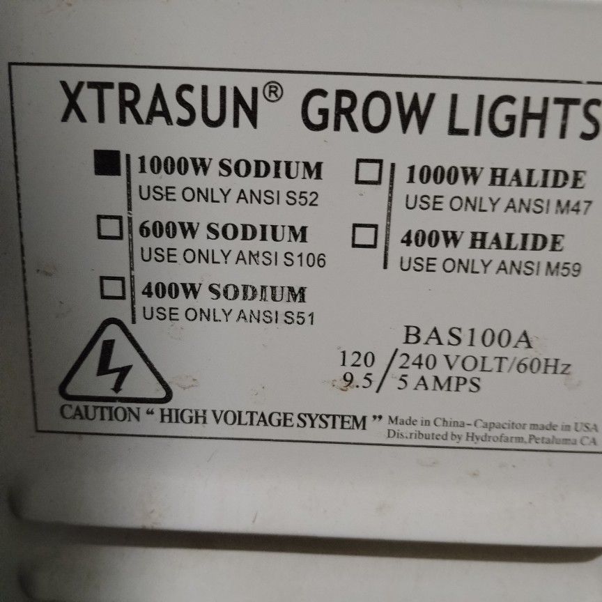 Grow Ballast 1000 W 
