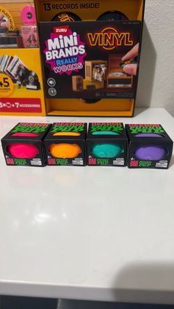 Nee Doh Funky Pup Squeeze Toys Set of 4