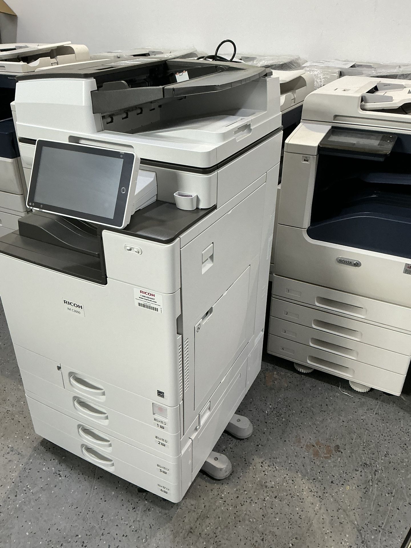 Office Printer Ricoh I’m C3000 Color Copier Machine Laser New