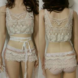 Crocheted, tarzan inspired, festival sexiness