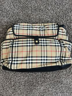 Burberry diaper shop bag sale