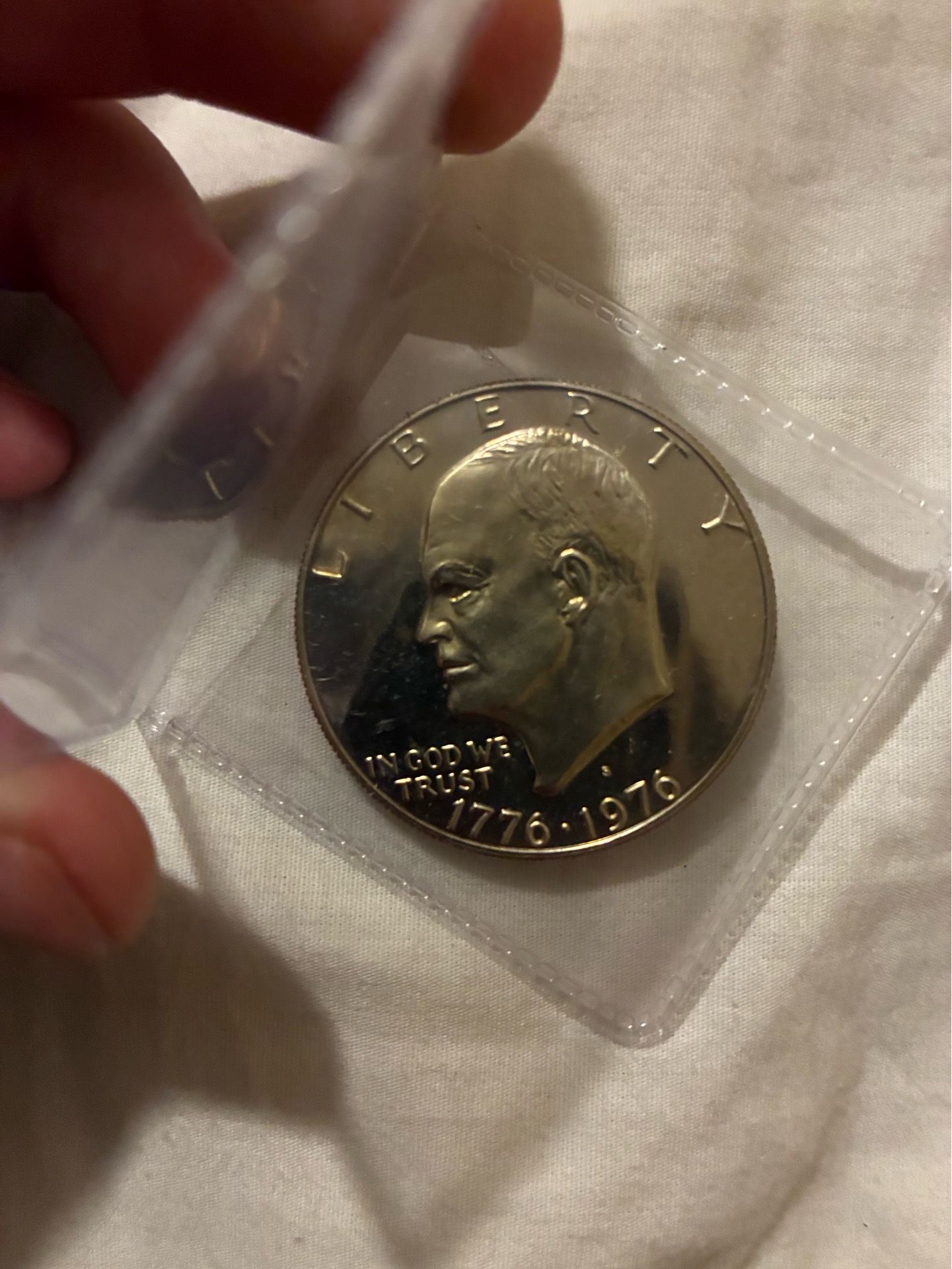 Silver Bicentennial 1(contact info removed) Eisenhower Dollar