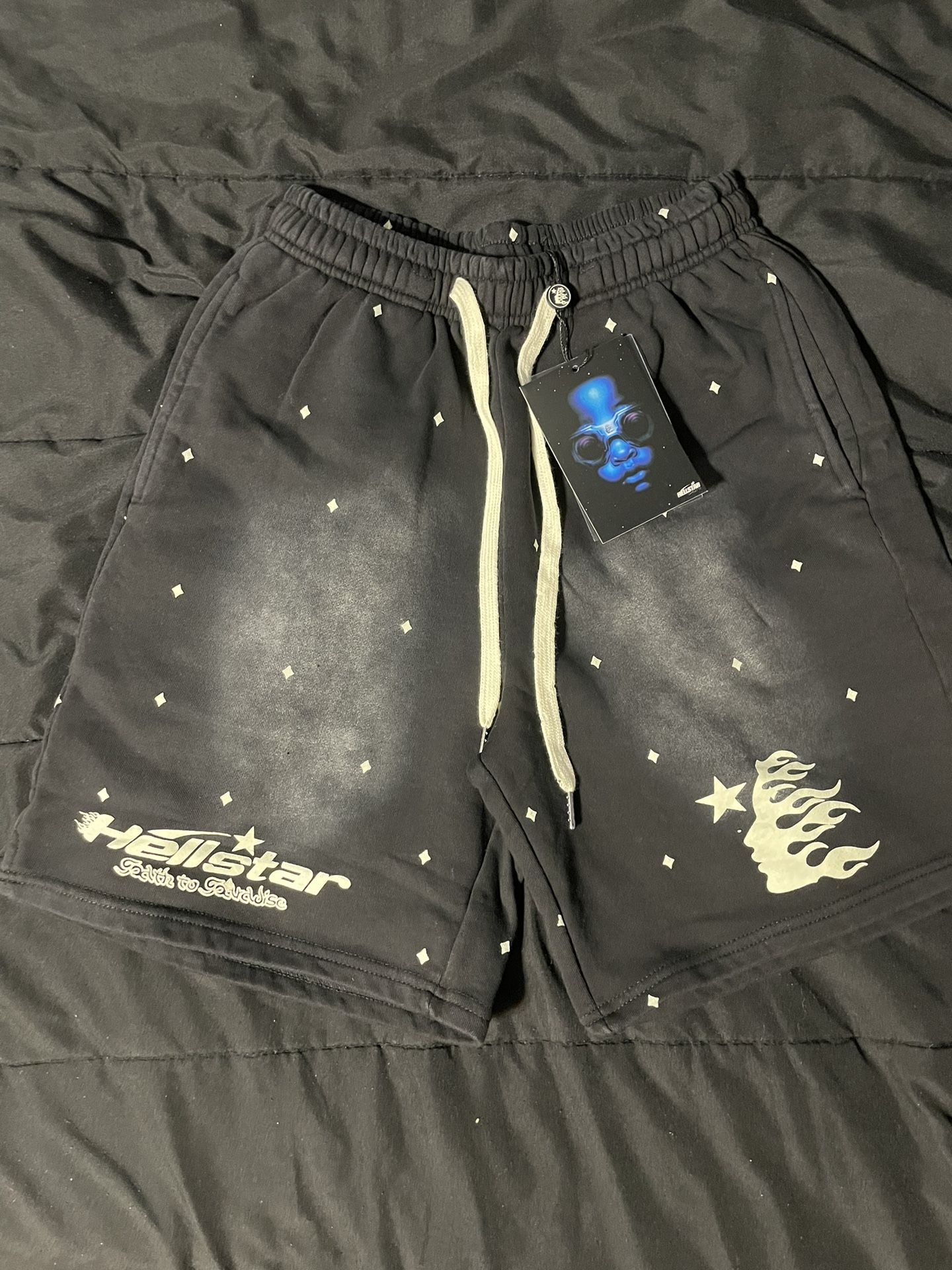 Hellstar Black Shorts