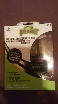 Pugs car and wall charger multi-pack